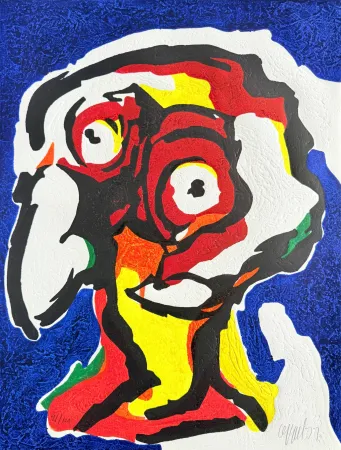 Xilogravura Appel - Le Philosophe