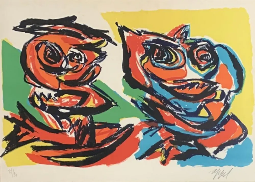 Litografia Appel - Personnages, ca.