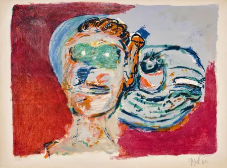 Litografia Appel - Regard vers l'infini