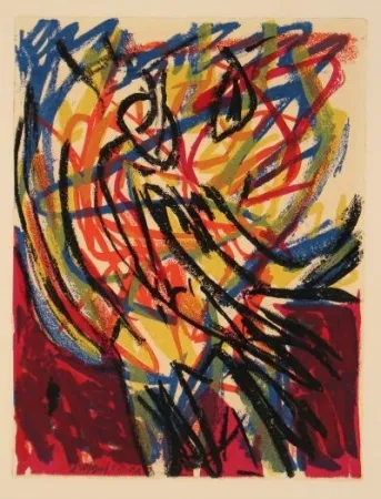 Litografia Appel - Rhapsodie de ma nuit