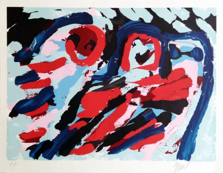 Serigrafia Appel - Three smiling faces 