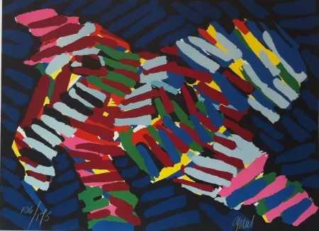 Litografia Appel - Tibetan bird