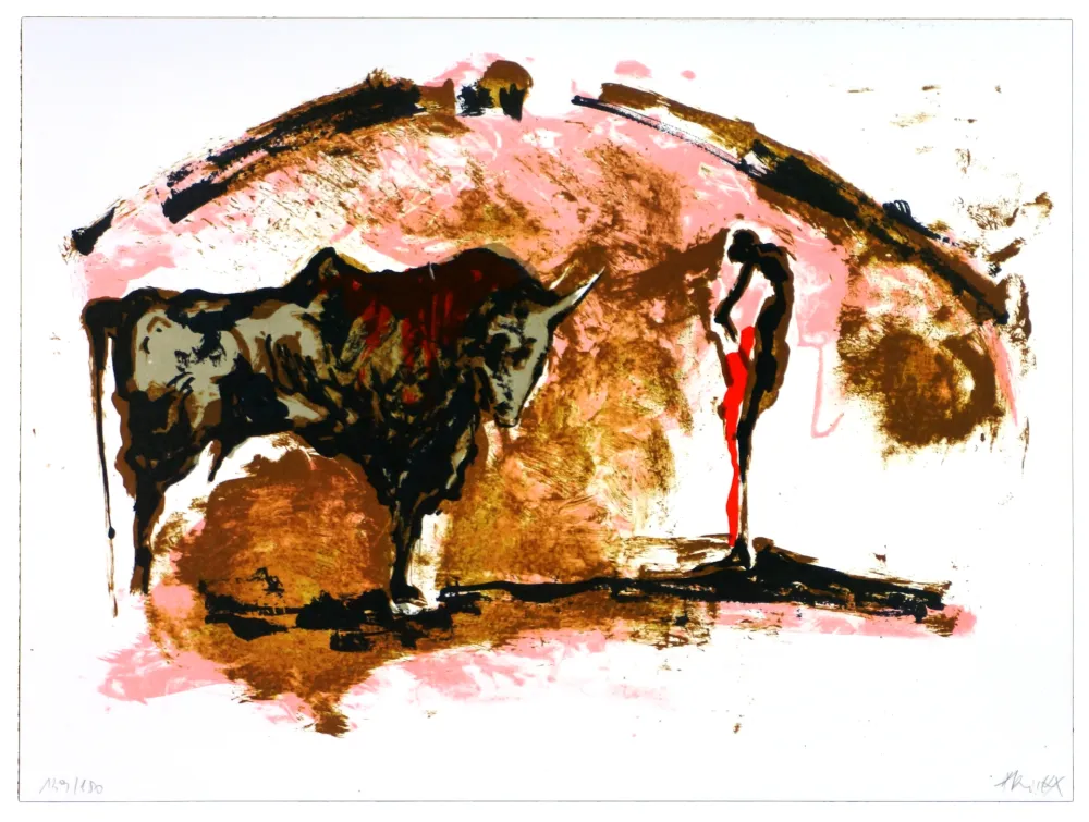 Litografia Arickx - La lidia d’Aricks 1