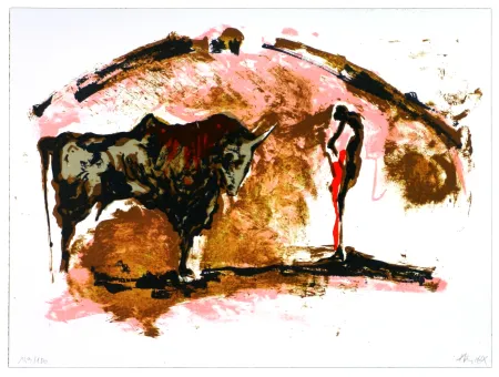 Litografia Arickx - La lidia d’Aricks 1