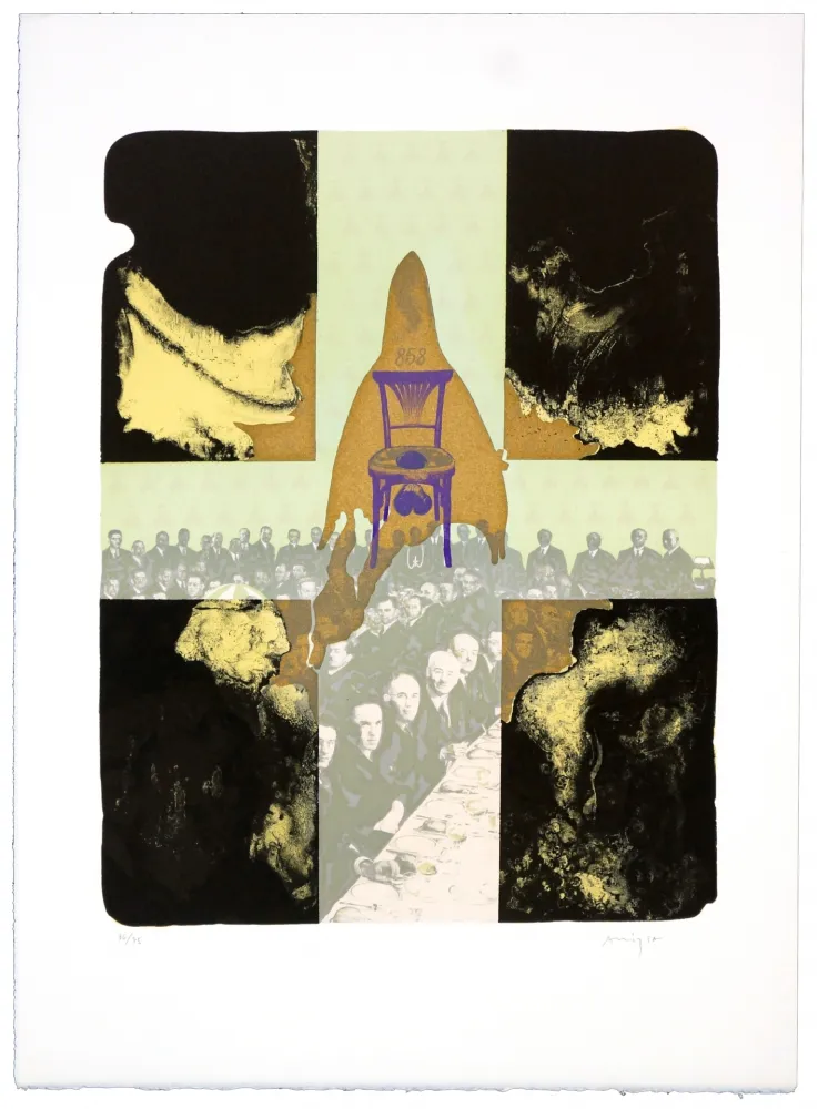 Litografia Aritza - Orchidées pour Jeanne