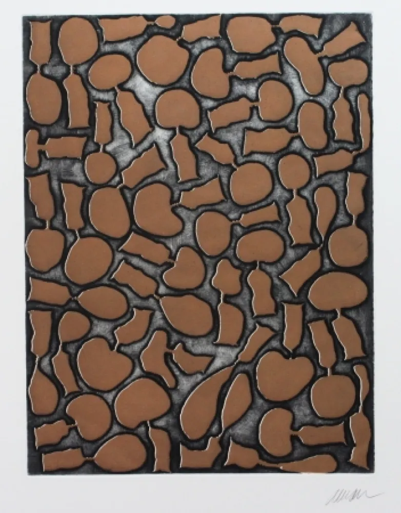 Água-Tinta Arman - Bonjour Max Ernst