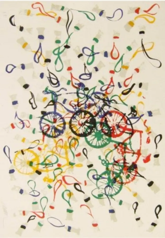 Litografia Arman - Composition