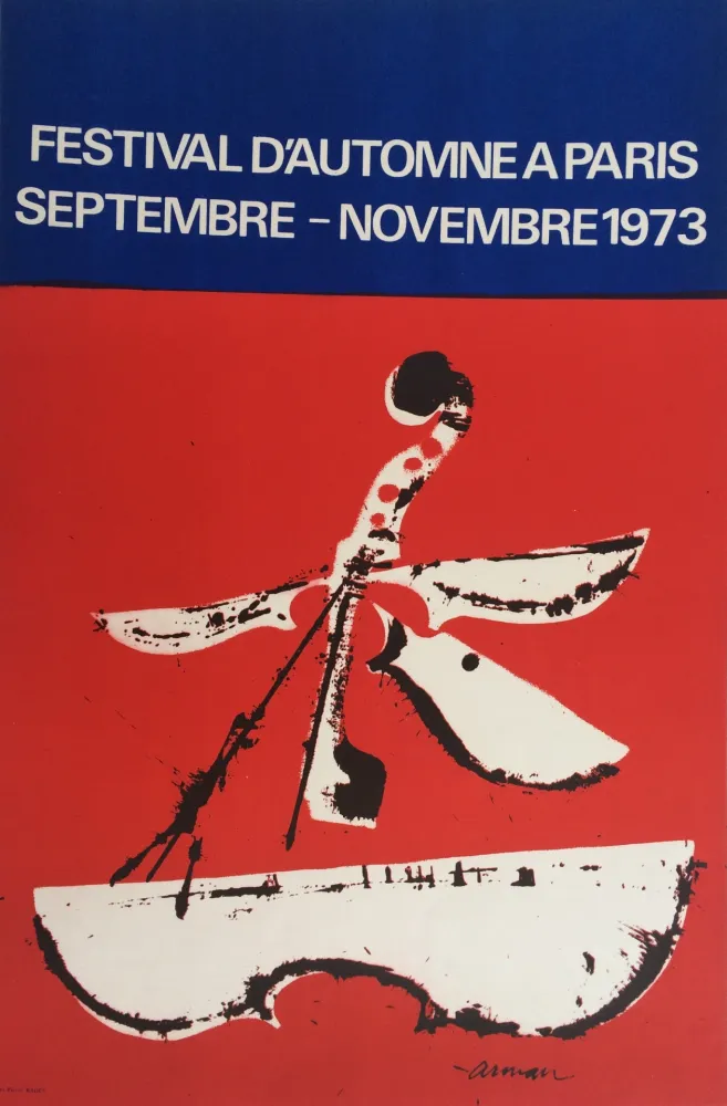 Cartaz Arman - Festival d'automne à Paris