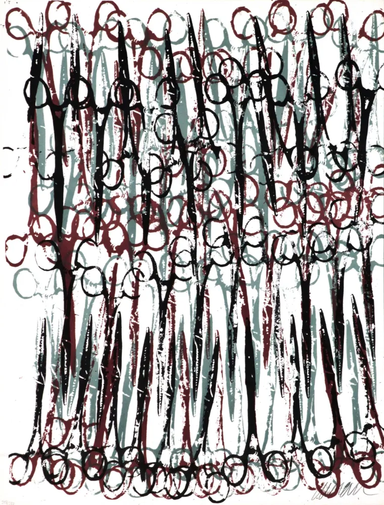 Litografia Arman - Gothic