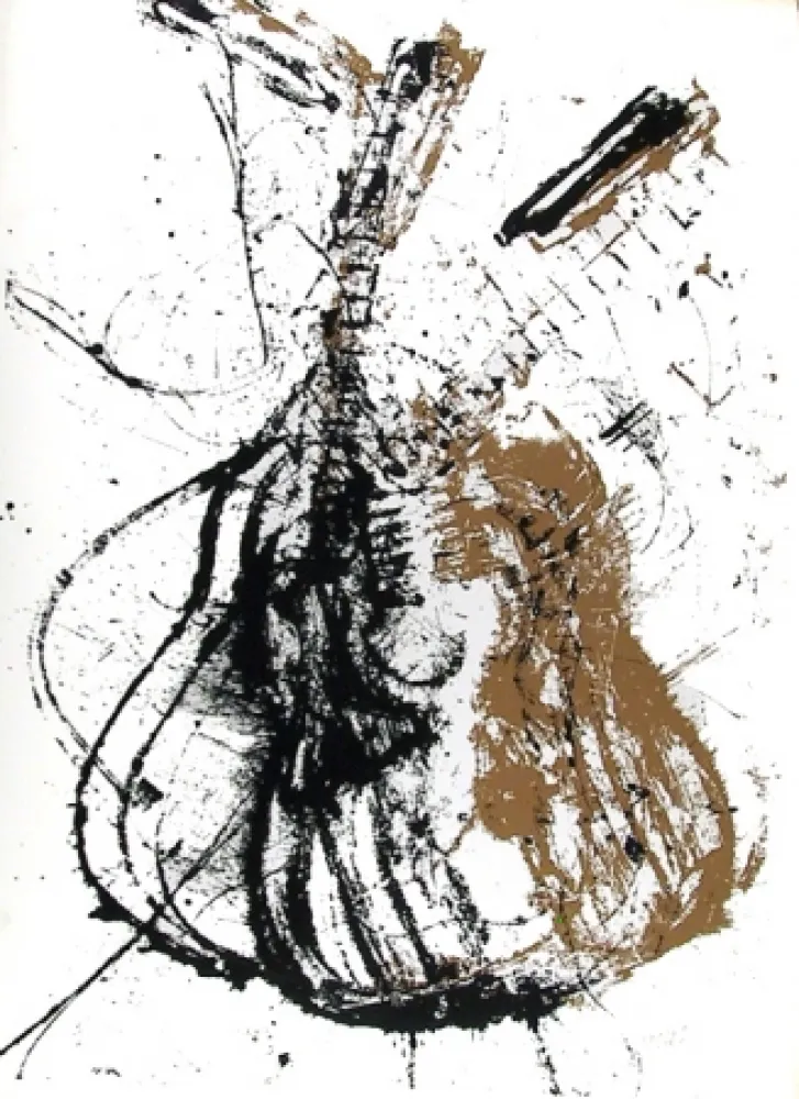 Serigrafia Arman -  Homage To Segovia