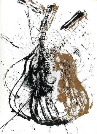 Serigrafia Arman -  Homage To Segovia