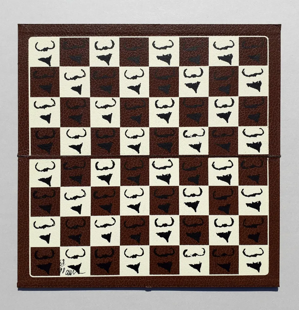 Serigrafia Arman - Hommage a Duchamp. To and for Rrose Selavy (scacchiera)