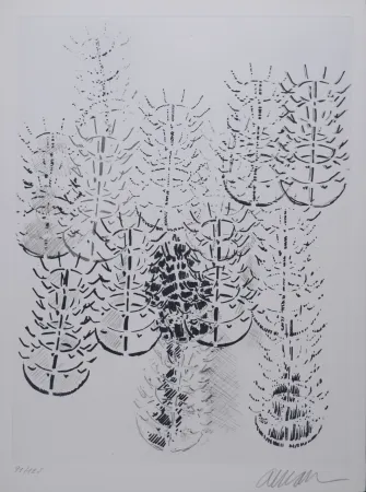 Gravura Arman - Hommage à Marcel Duchamp, 1971 - Hand-signed