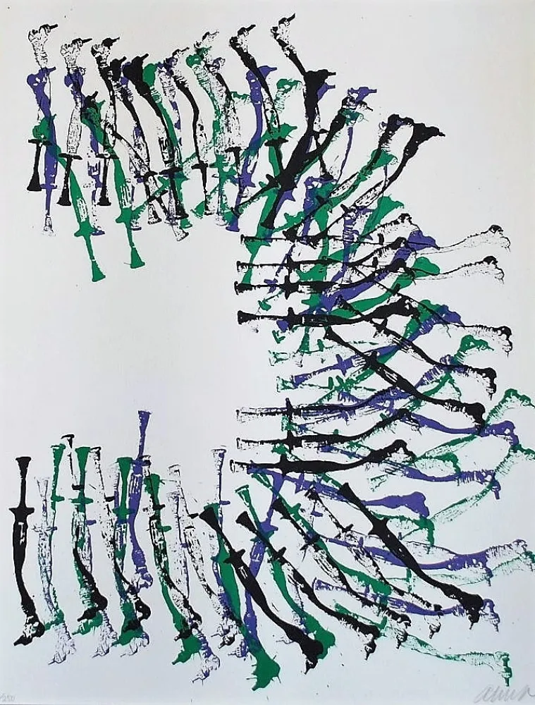 Litografia Arman - Imenoteeth