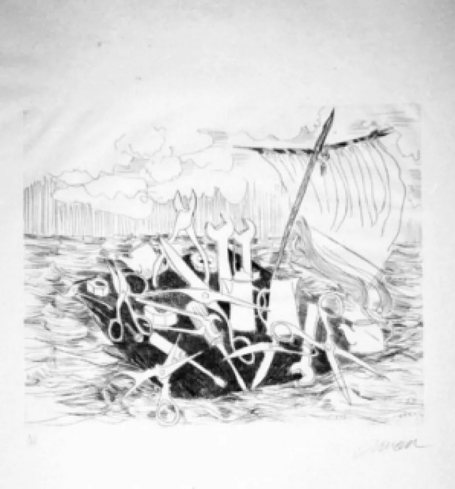 Livro Ilustrado Arman - Le naufrage de Méduse