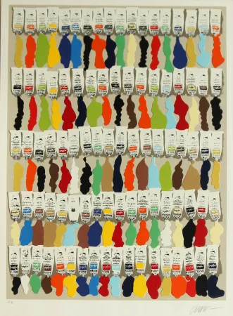 Serigrafia Arman - SENZA TITOLO