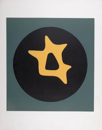 Xilogravura Arp - Composition