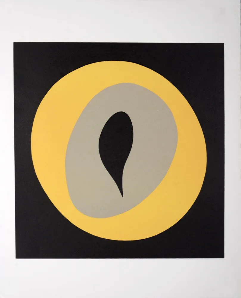 Xilogravura Arp - Composition (B)