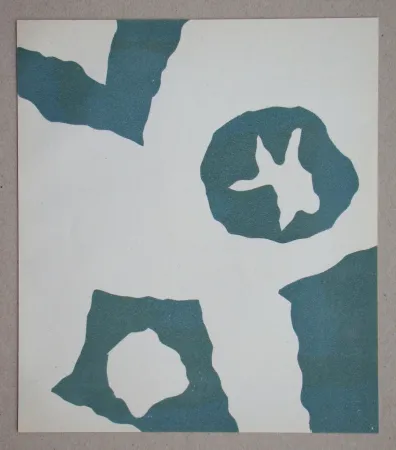 Xilogravura Arp - Configuration II, 1949