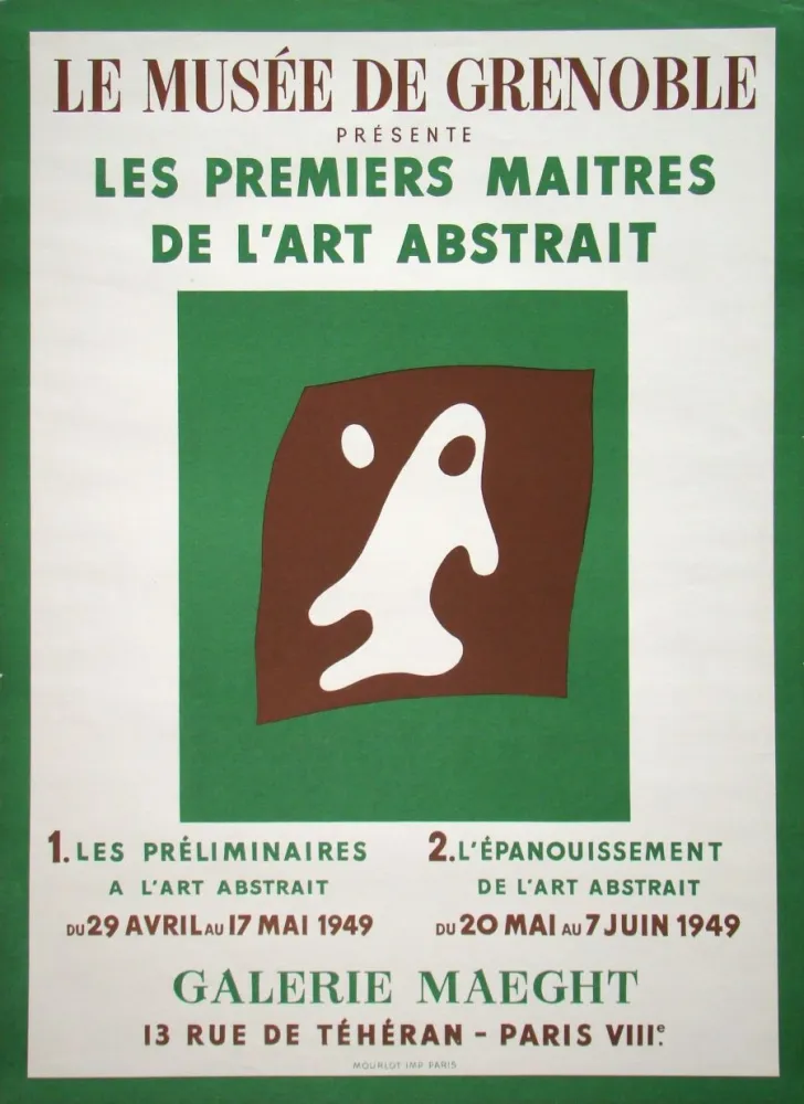 Cartaz Arp - Les premiers maîtres de l'art abstrait