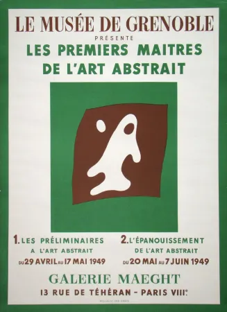 Cartaz Arp - Les premiers maîtres de l'art abstrait