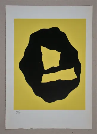 Xilogravura Arp - Maske