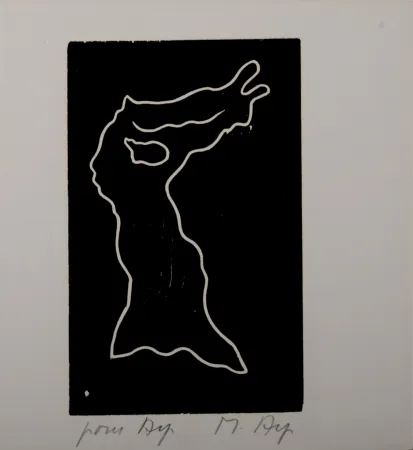 Xilogravura Arp - Multiple Femme VI, 1956