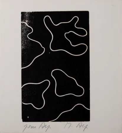 Xilogravura Arp - Multiple Femme VII, 1956