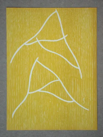 Xilogravura Arp - On my way