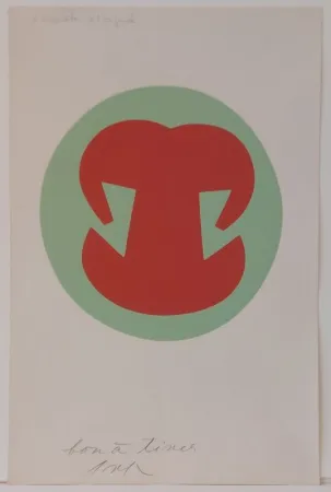 Xilogravura Arp - Sans titre