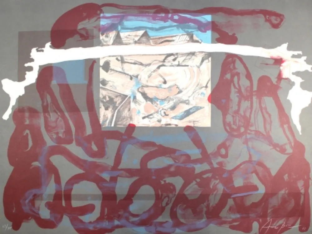 Litografia Arranz-Bravo - Casa Azul y Blanca