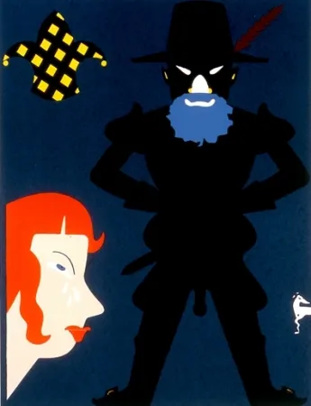 Litografia Arroyo - Barbe bleue