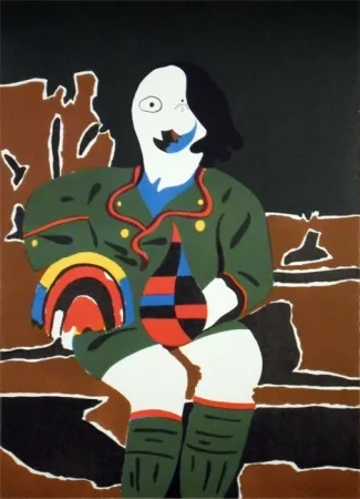 Litografia Arroyo - Il Pittore di Monaco