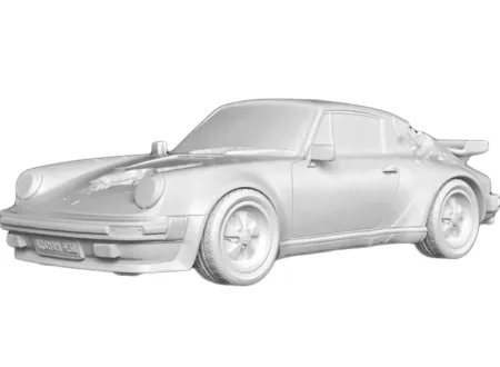 Múltiplo Arsham - Eroded 911 Turbo Figure (white)