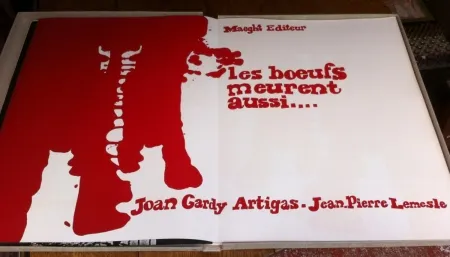 Livro Ilustrado Artigas - Les boeufs meurent aussi