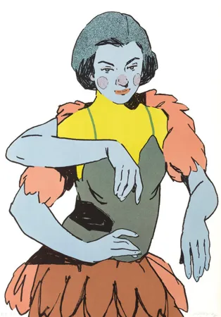 Litografia Aryz - El festejo-2