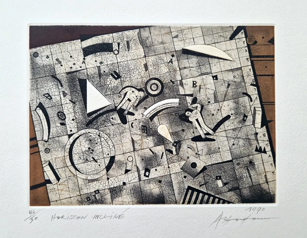 Água-Forte E Água-Tinta Assadour - Horizon incliné