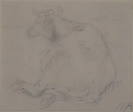 Sem Técnica Auberjonois - Liegende Kuh / Reclining cow