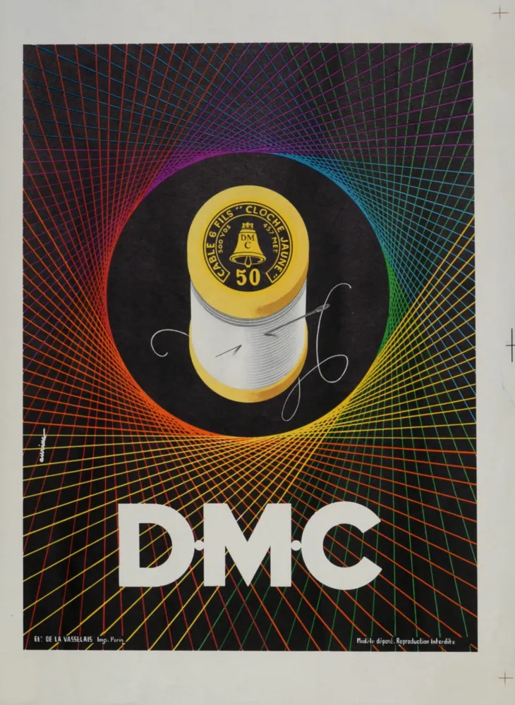 Litografia Auriac - D.M.C,  c. 1950s-1960s