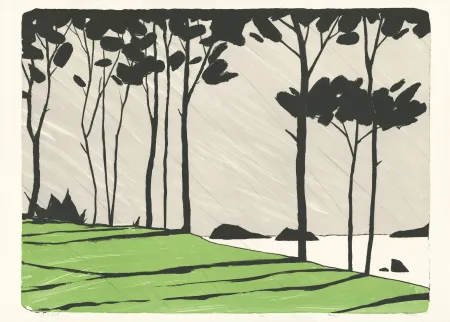 Litografia Avril - Betagne - Vert