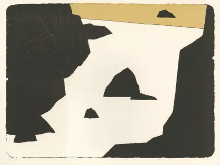 Litografia Avril - Bretagne - Ocre