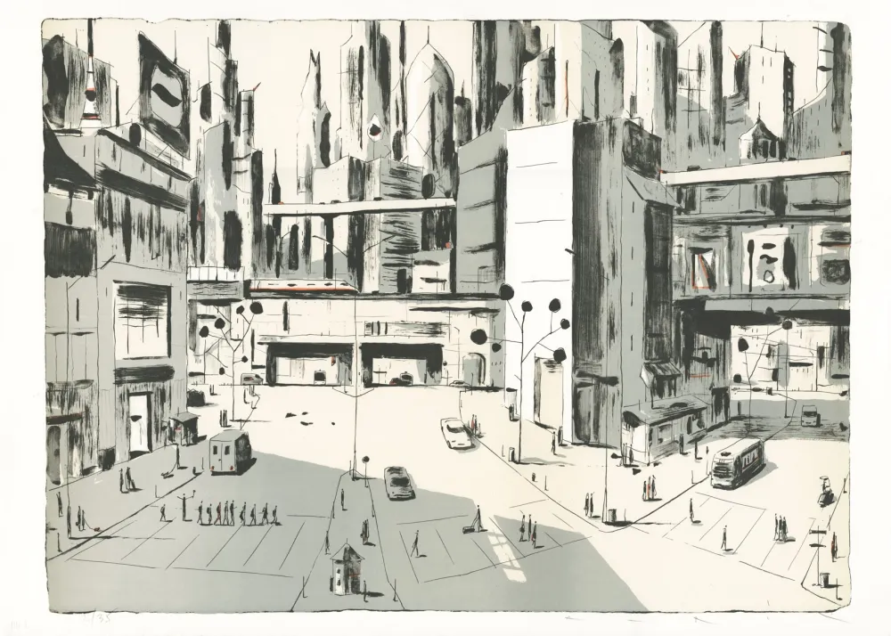 Litografia Avril - Tokyo