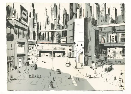 Litografia Avril - Tokyo