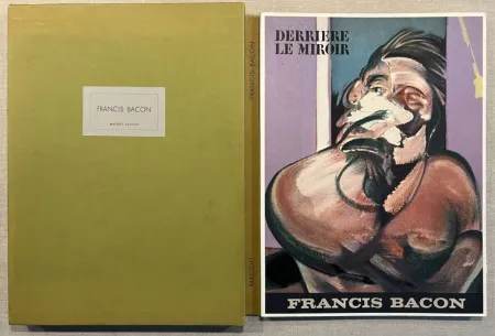 Livro Ilustrado Bacon - FRANCIS BACON : DERRIÈRE LE MIROIR N° 162 (1966). De Luxe numéroté avec 5 LITHOGRAPHIES EN COULEURS 51966)