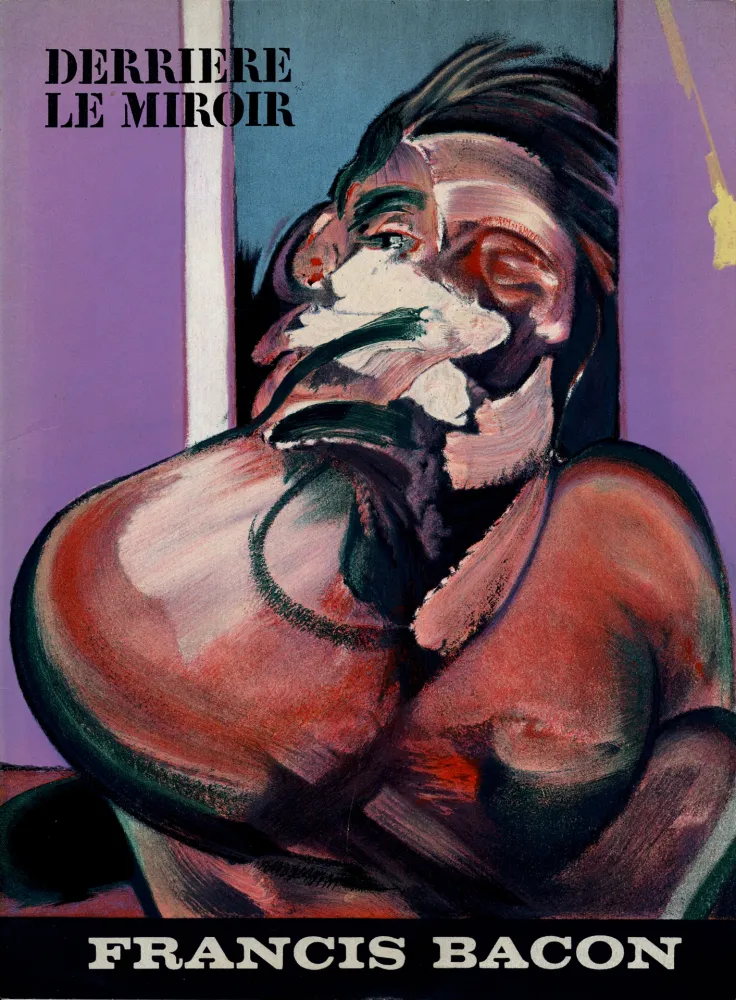 Livro Ilustrado Bacon - FRANCIS BACON : Derrière le Miroir n° 162. 5 LITHOGRAPHIES EN COULEURS (1966)