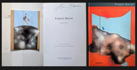 Livro Ilustrado Bacon - Francis Bacon - Peintures Récentes - Hand-Signed catalog with invitation, 1984