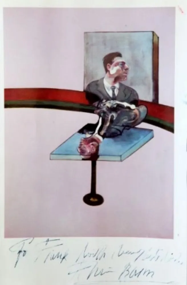 Cartaz Bacon - In Memory of George Dyer, from a triptych (1971)