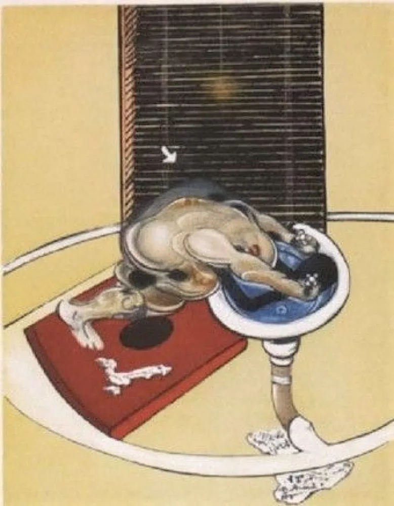 Água-Forte E Água-Tinta Bacon - Man at the washbasin