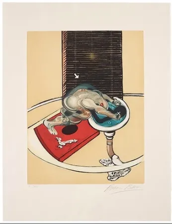 Água-Forte E Água-Tinta Bacon - Man at the washbasin