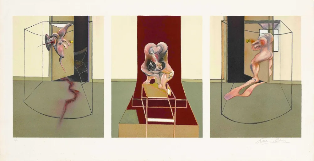 Litografia Bacon - Oresteia of Aeschylus